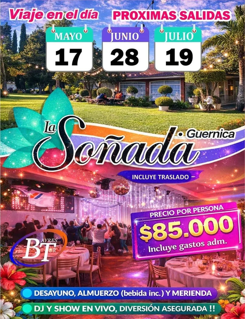 La Soñada Guernica – Día de Campo y Show en Vivo | Salida Grupal